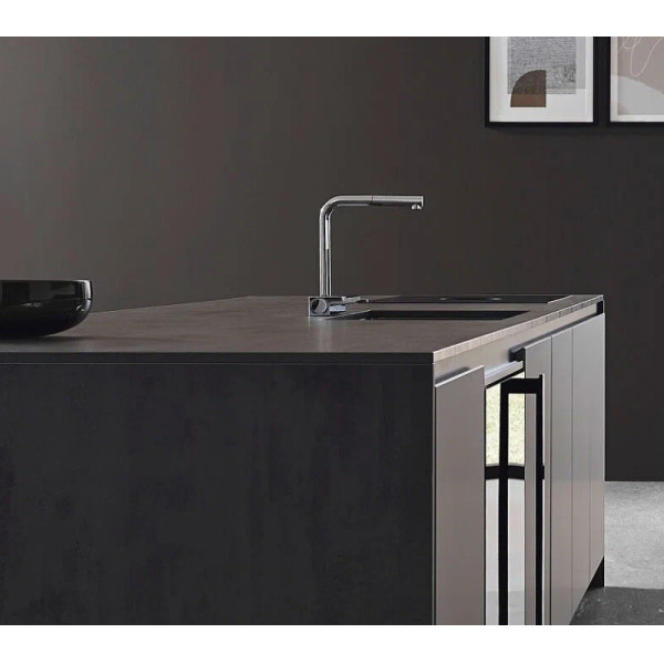 Смеситель для кухни Hansgrohe M81 Aquno Select 250 с выдвижным изливом хром (73830000)
