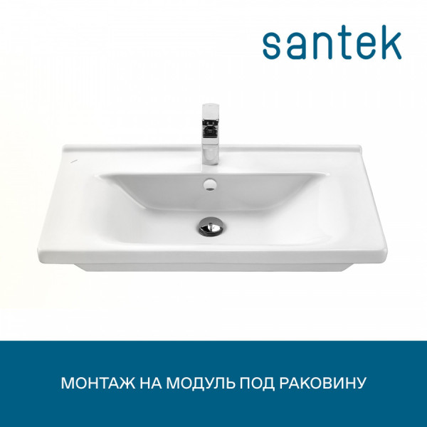 Раковина мебельная Santek Миранда 700x455x190 белая (1WH302250) Раковина мебельная Santek Миранда 700x455x190 белая (1WH302250)