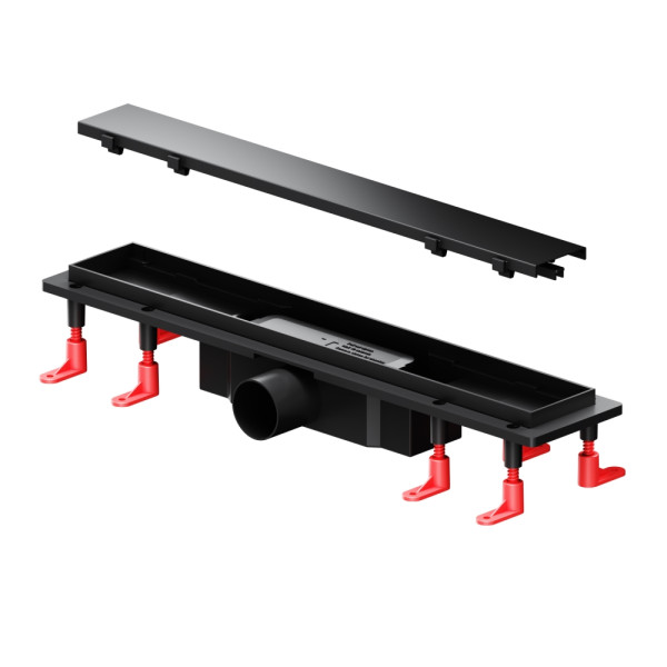 Душевой лоток AM.PM PrimeFlow линейный универс затвор Tile 50 см черн мат (W02SC-U11-050-04BM)