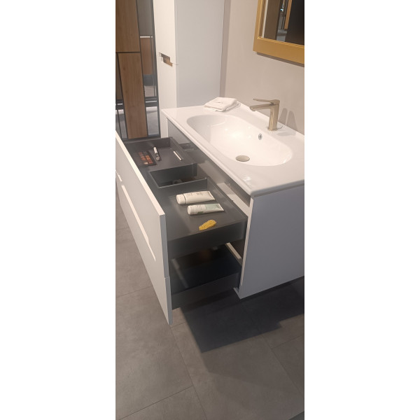 Тумба подвесная Orka Lodi 1000x500x570 с раковиной белый, золото (5005886) Тумба подвесная Orka Lodi 1000x500x570 с раковиной белый, золото (5005886)