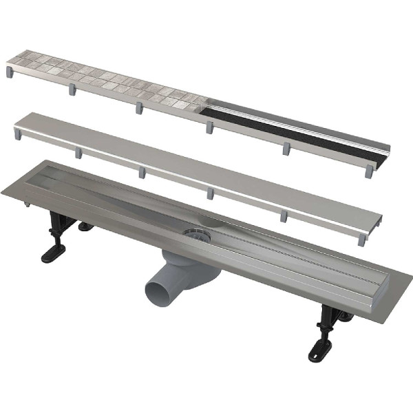 Лоток душевой AlcaPlast с двухсторонней решеткой Alcadrain (AG071401950/APZ13-DOUBLE9-950)