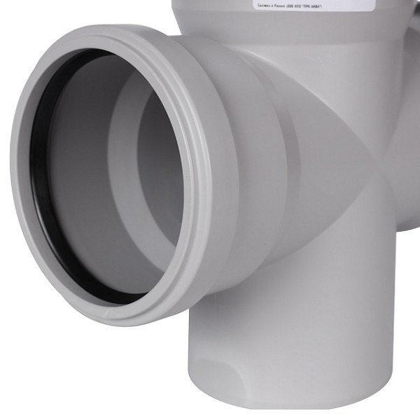 Крестовина 110x110x110x87 одноплоскостная Stout (PP, серый) (SKB-0018-011087)