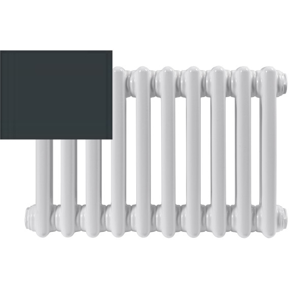 Радиатор стальной трубчатый Velar 3050 22 секции 1/2" B50 RAL 7011 мат. нижнее подключение без термовентиля