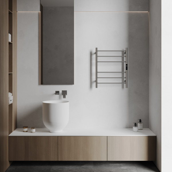 Полотенцесушитель электрический Abber Standard 500x630 хром (AH4606) Полотенцесушитель электрический Abber Standard 500x630 хром (AH4606)