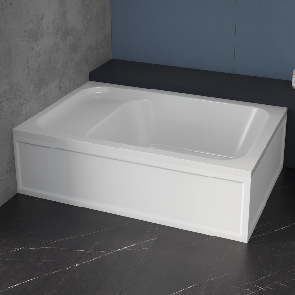 Душевой поддон RGW BC/L 80x120 белый с сиденьем (16180682-91)