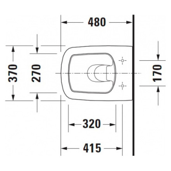 Унитаз подвесной Duravit DuraStyle Compact 480х370х400 (2539090000)