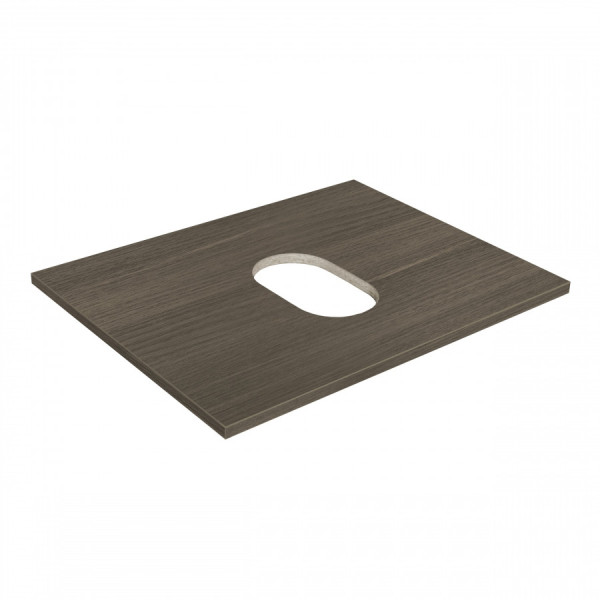 Столешница Roca The Gap 589x456x16 темно-коричневая (A857418402)