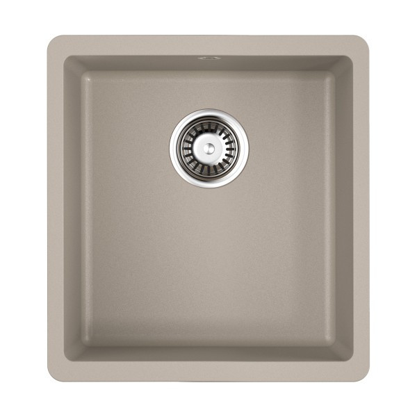 Мойка для кухни врезная Omoikiri Kata 40-U-SA 400х420 бежевый (4993422)