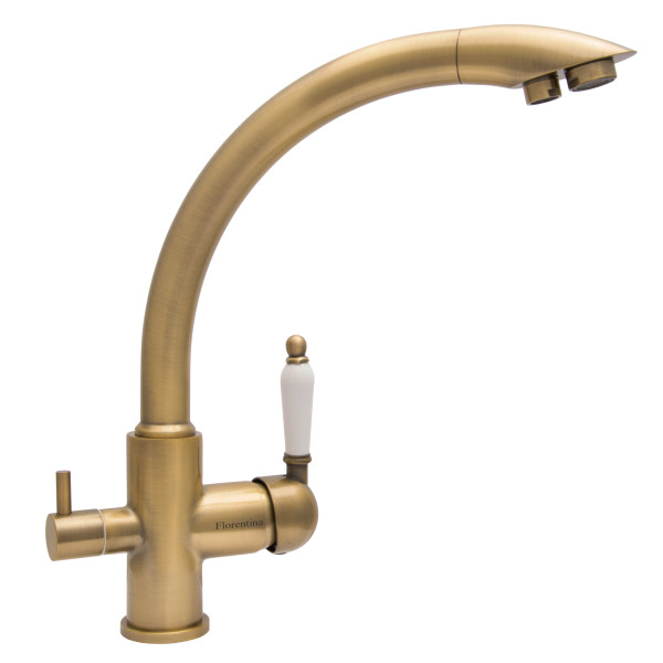 Смеситель для кухни Florentina Шале PVD бронза (333.26H.2113.700)