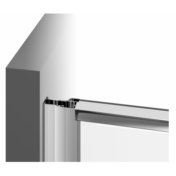 Дверь душевая Ravak Pivot 80x190 стекло прозрачное, профиль сатин (03G40U0Z1)