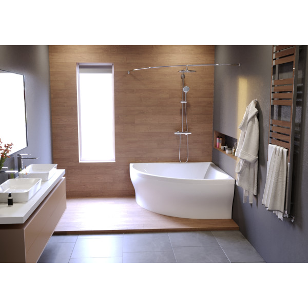 Ванна акриловая Bach Деметра 150*150 система 0, с каркасом Ванна акриловая Bach Деметра 150*150 система 0, с каркасом