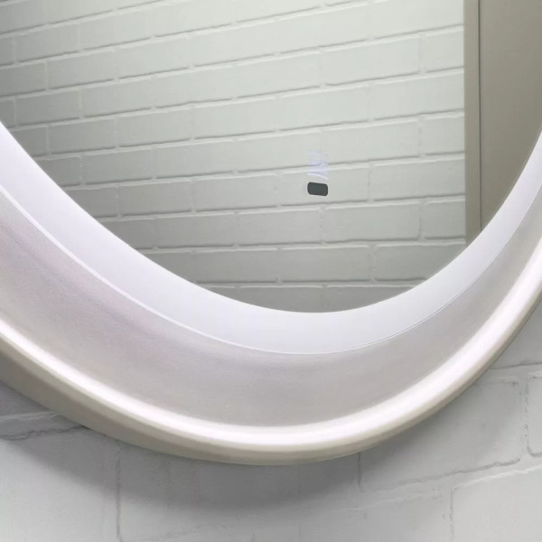 Зеркало Comforty Ереван 600x25x600 с подсветкой серый шёлк (00-00014250)