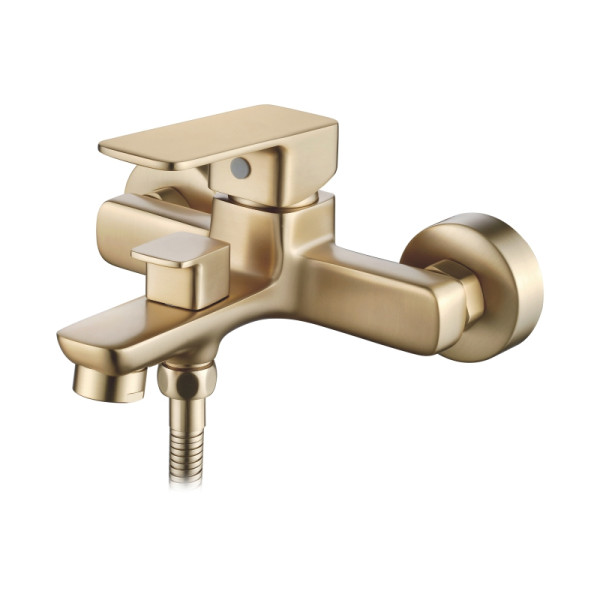 Смеситель для ванны и душа Ledeme с душевым гарнитуром, золотой (L3280Y) Смеситель для ванны и душа Ledeme с душевым гарнитуром, золотой (L3280Y)