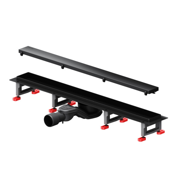 Душевой лоток AM.PM MasterFlow линейный универс затвор Tile 70 см черн мат (W01SC-U11-070-04BM)