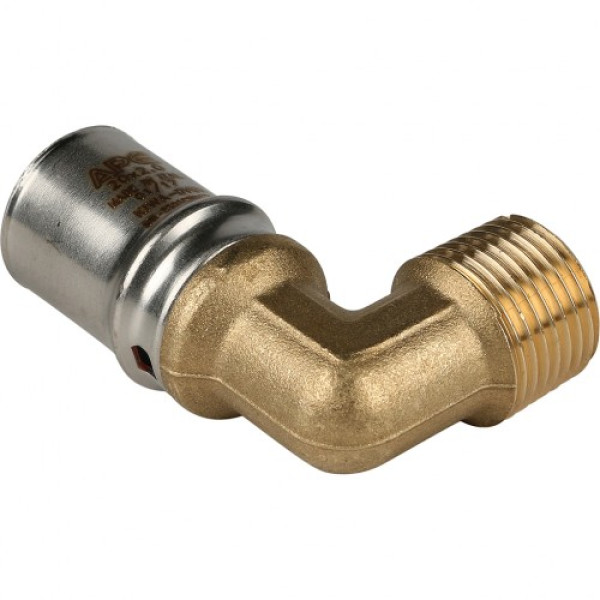 Соединение угловое 20*1/2"Н Stout (пресс) SFP-0011-001220 Соединение угловое 20*1/2"Н Stout (пресс) SFP-0011-001220