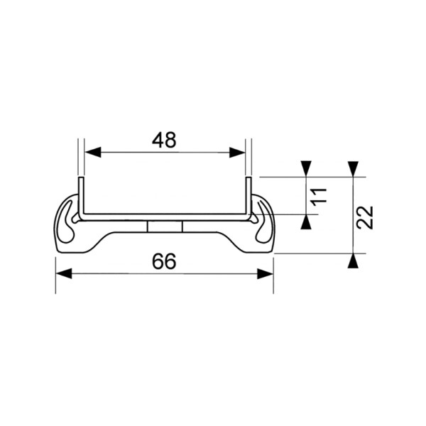 Решетка декоративная Tece TECEdrainlinе хром (601270)