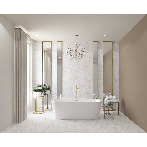 Ванна акриловая Aquatek ОВО 1800x800x600 с сливом и ножками белая глянцевая (AQ-99880)