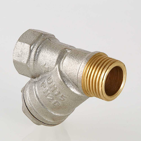 Фильтр косой 1/2" НВ Valtec никель (VT.191.N.04) Фильтр косой 1/2" НВ Valtec никель (VT.191.N.04)