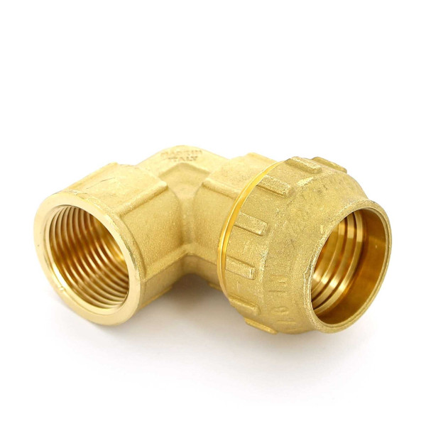 Соединение угловое "Tiemme" 50*1 1/2"В (для п/э трубы) (3400051)