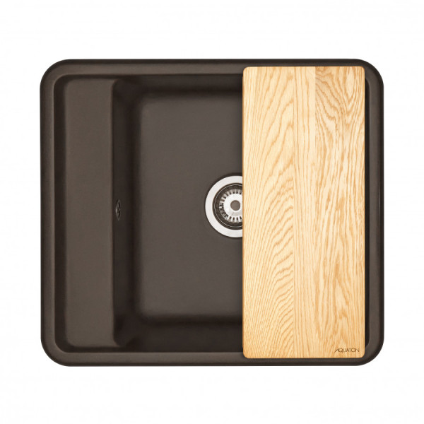 Мойка для кухни врезная Aquaton Беллис 510x570x250 кофе (1.A724.9.32B.S28.0)