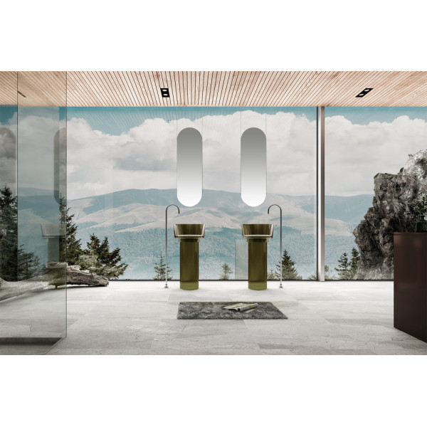 Раковина напольная Abber Kristall 450x450 оливковый (AT2702Vesuvian) Раковина напольная Abber Kristall 450x450 оливковый (AT2702Vesuvian)