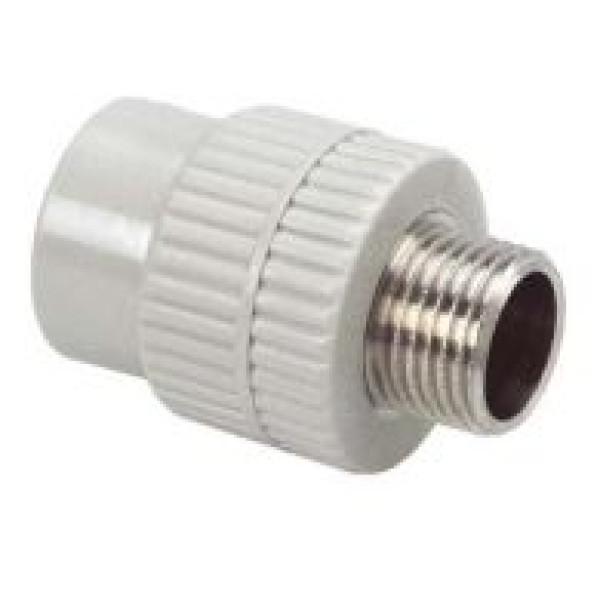 Переход PP-R Heisskraft 20*3/4"Н (латунь) (3132025) Переход PP-R Heisskraft 20*3/4"Н (латунь) (3132025)