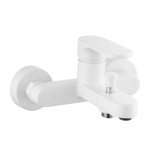 Смеситель для ванны и душа Azario Viano белый (AZ-158305026) Смеситель для ванны и душа Azario Viano белый (AZ-158305026)