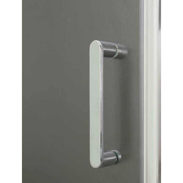 Душевая дверь BelBagno Uno 145x185 стекло рифленое, профиль хром (UNO-BF-1-145-P-Cr)