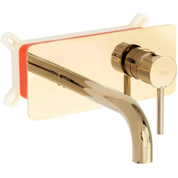 Смеситель для раковины скрытого монтажа REA Viva gold (REA-B6251) Смеситель для раковины скрытого монтажа REA Viva gold (REA-B6251)