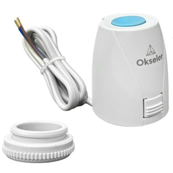 Сервопривод Okseler Standart M30х1,5 230 В нормально-закрытый (Oks00230) Сервопривод Okseler Standart M30х1,5 230 В нормально-закрытый (Oks00230)