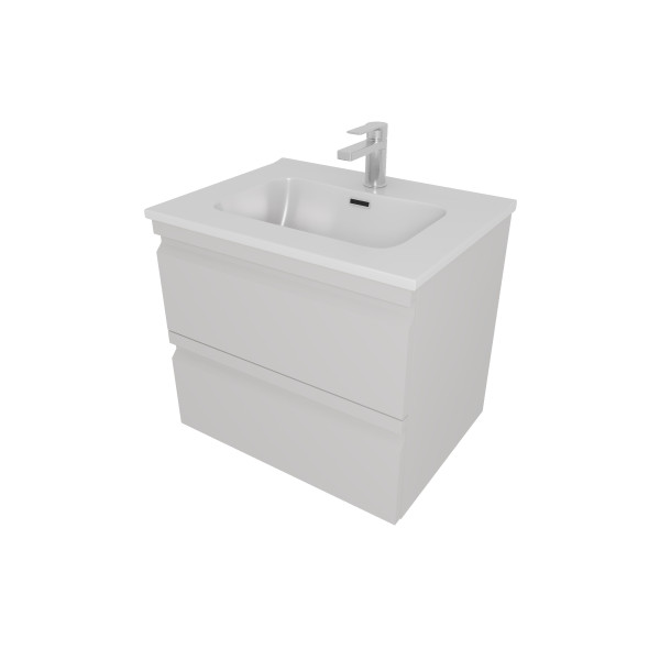 Тумба подвесная Aquatek 610x460x545 серый туман (AQ77060-LG)