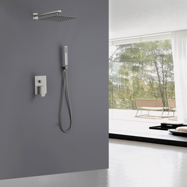 Душевая система Abber Daheim  сатин (AF8219SP)