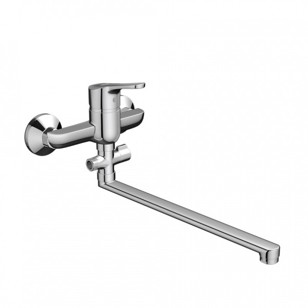 Смеситель для ванны и душа Dorff Norma с душевым набором хром (D1095000)