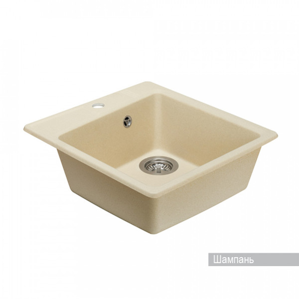 Мойка для кухни врезная Aquaton Парма 470x510x190 шампань (1.A713.0.32P.M29.0)