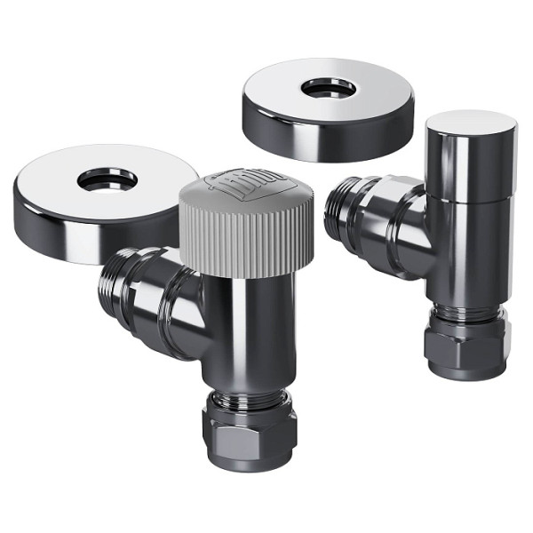 Комплект термостатический угловой 1/2"х15 мм Royal Thermo Design Pro М30х1,5 (Хром) (RATVXU11215CH) Комплект термостатический угловой 1/2"х15 мм Royal Thermo Design Pro М30х1,5 (Хром) (RATVXU11215CH)