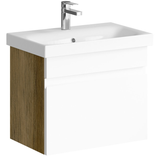 Тумба подвесная Aqwella Smart 600x380x510 дуб балтийский (SRT0106DB)