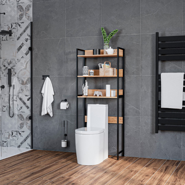 Стеллаж Melodia Комфорт полки 300 дуб (MFR80059OK)