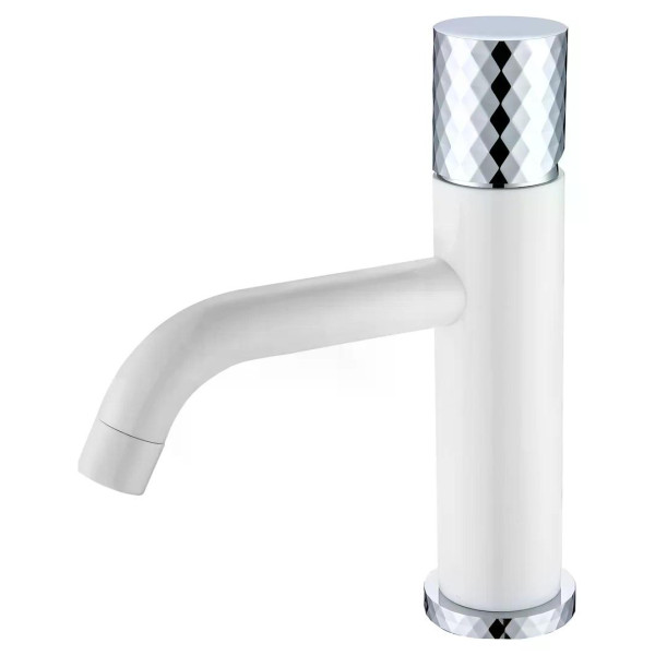 Смеситель для раковины Boheme Stick Белый (121-WCR)