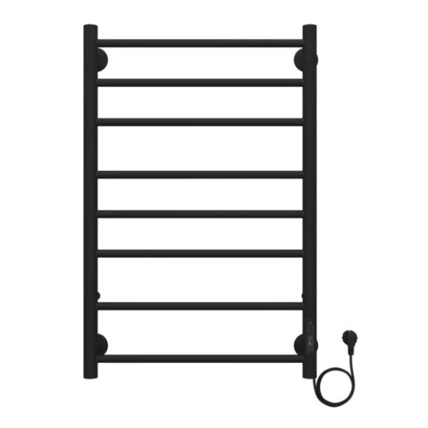 Полотенцесушитель электрический Azario Parma 500x800 черный Полотенцесушитель электрический Azario Parma 500x800 черный