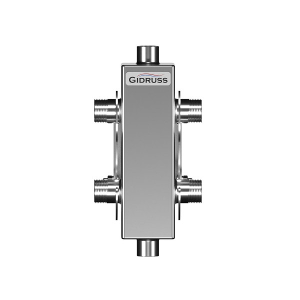 Гидрострелка Gidruss GRSS-40-20 (до 40 кВт, G 3/4", нерж ст.)