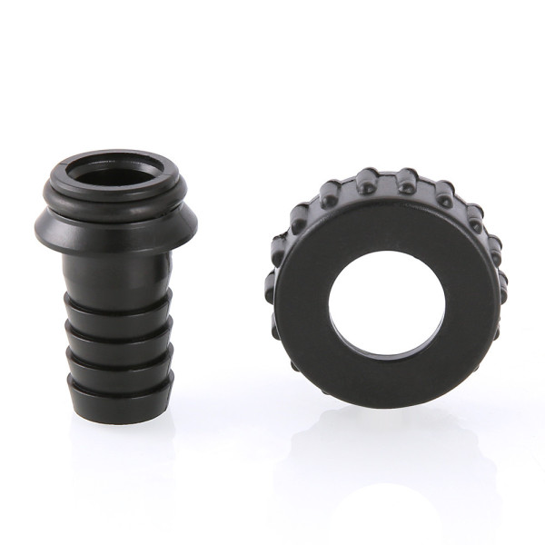 Штуцер с накидной гайкой 3/4"(18) ЕК для сливного крана Valtec (ABS пластик) VTr.654.NE.0510