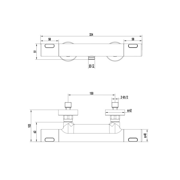 Смеситель для душа Aquatek Ника хром (AQ1863CR)