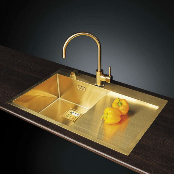 Смеситель для кухни Omoikiri Wakayama-LG светлое золото (4994291)