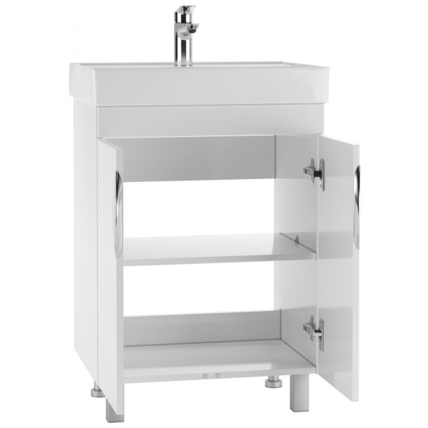 Тумба напольная Енисей 60 Стандарт без ящика Айсберг Домино (DA2404T) Тумба напольная Енисей 60 Стандарт без ящика Айсберг Домино (DA2404T)