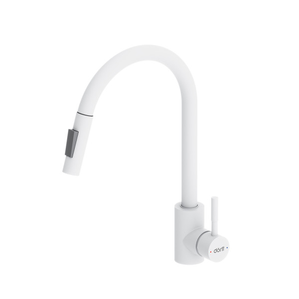 Смеситель для кухни Dorff Logic белый (D3007533) Смеситель для кухни Dorff Logic белый (D3007533)