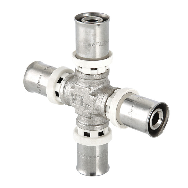 Крестовина 20*20*20*20 Valtec (пресс, никель) (VTm.241.N.202020) Крестовина 20*20*20*20 Valtec (пресс, никель) (VTm.241.N.202020)