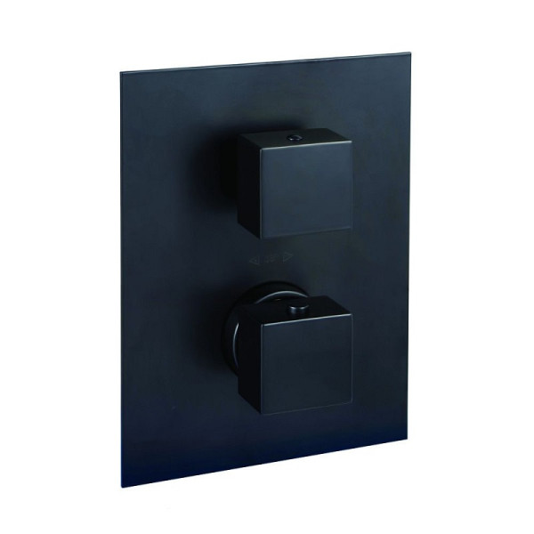 Смеситель для ванны и душа Paffoni Elle термостатический, черный (LEQ518NO/M) Смеситель для ванны и душа Paffoni Elle термостатический, черный (LEQ518NO/M)