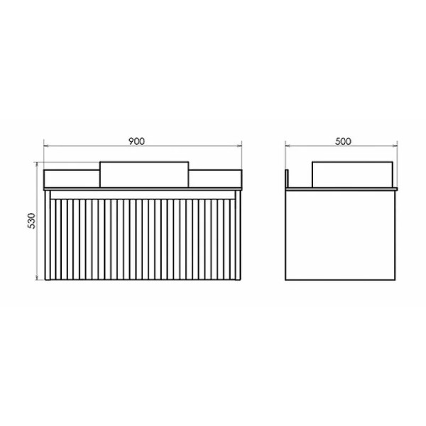 Тумба подвесная Comforty Марсель 900x500x530 белый матовый/калакатта Блэк (00-00013797) Тумба подвесная Comforty Марсель 900x500x530 белый матовый/калакатта Блэк (00-00013797)
