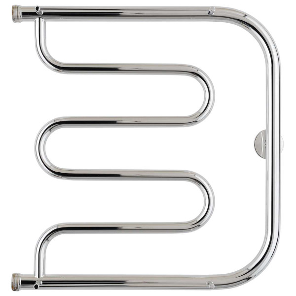 Полотенцесушитель водяной Стилье Тандем 2 полки 500х500 резьба-сгон 1 хром (00016-5050) Полотенцесушитель водяной Стилье Тандем 2 полки 500х500 резьба-сгон 1 хром (00016-5050)