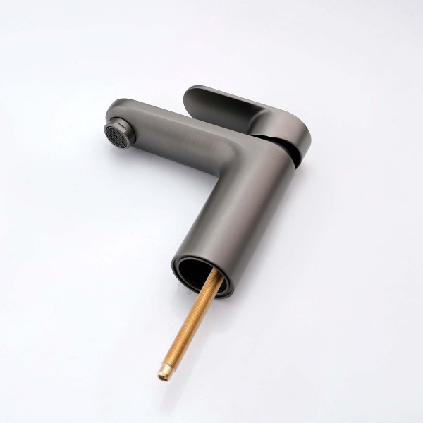 Смеситель для раковины Aquatek Ника оружейная сталь (AQ1812BGM) Смеситель для раковины Aquatek Ника оружейная сталь (AQ1812BGM)